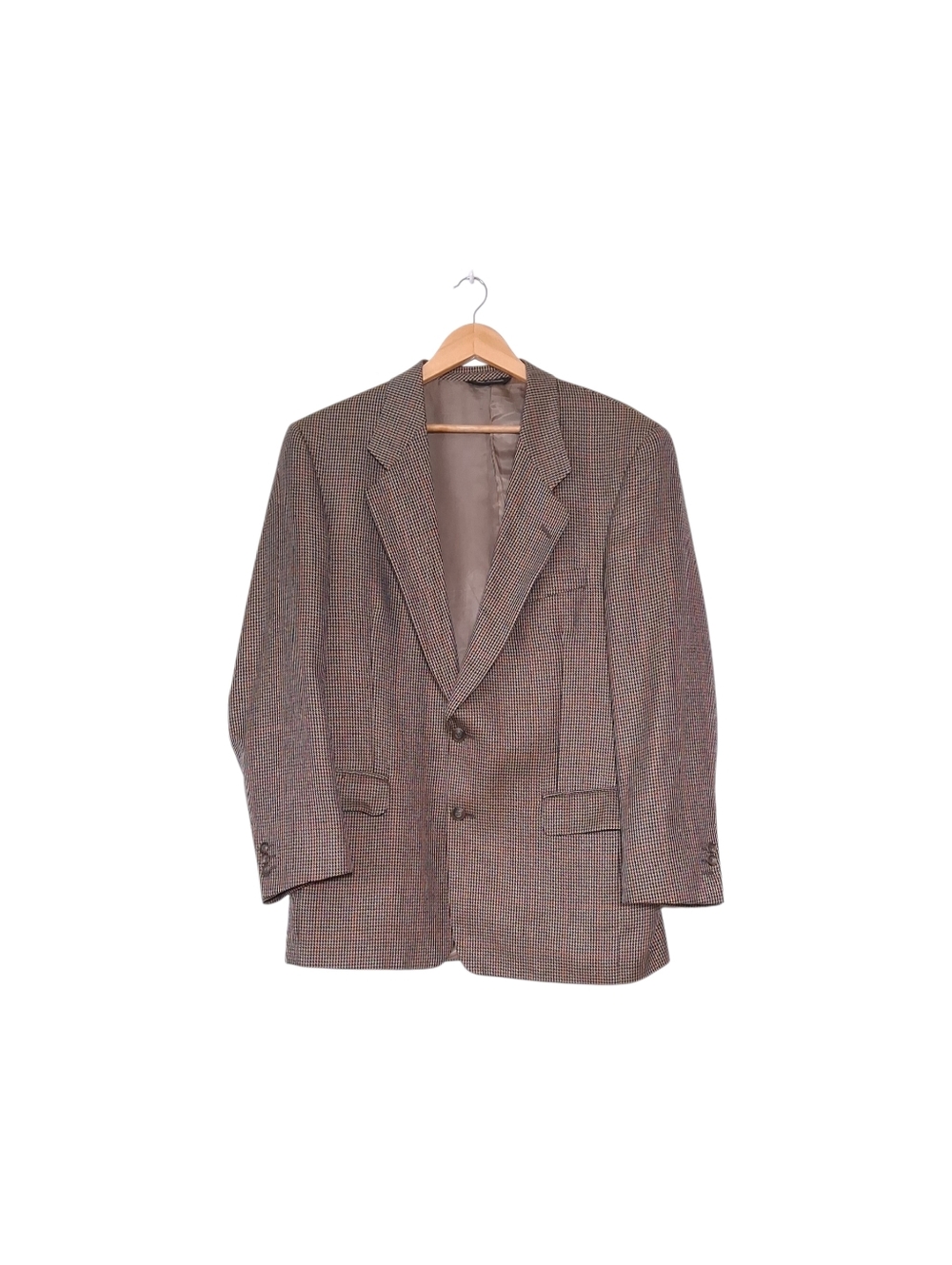 Vintage Blazer Harry Rosen Sedgewick Wool Silk Houndstooth Men's Size 41 Reg